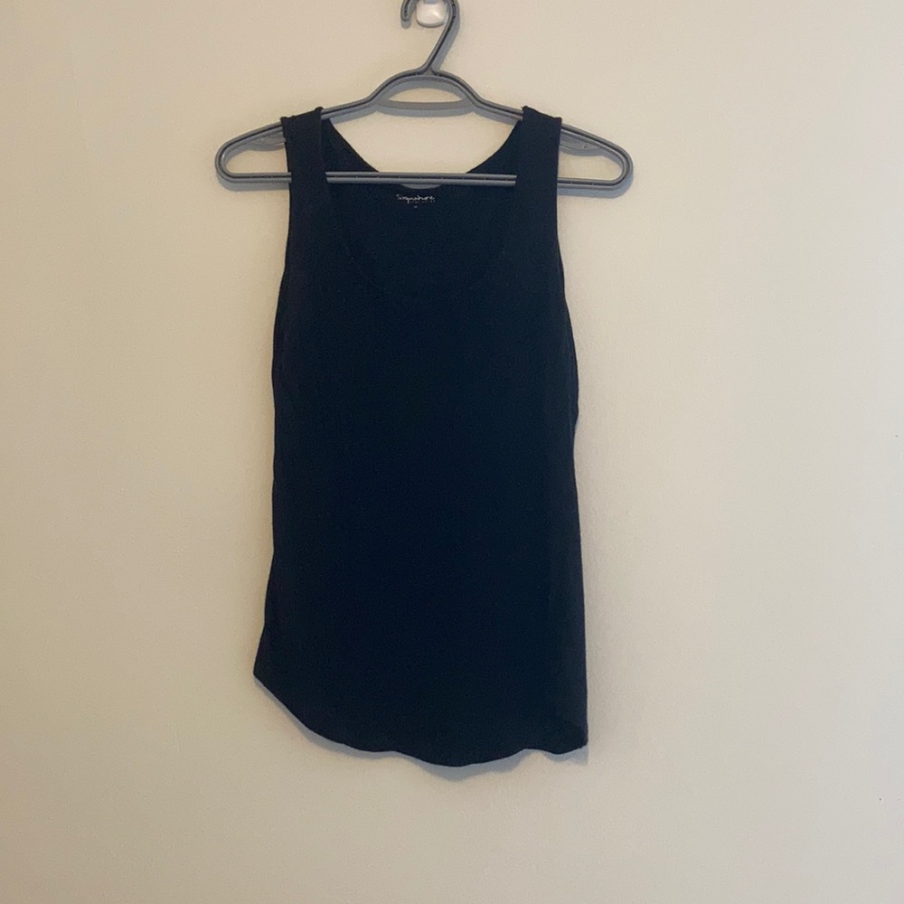Plain Black Tank